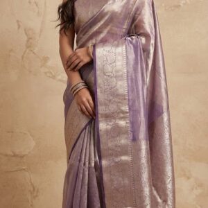 Lavender Luxe Silk Saree